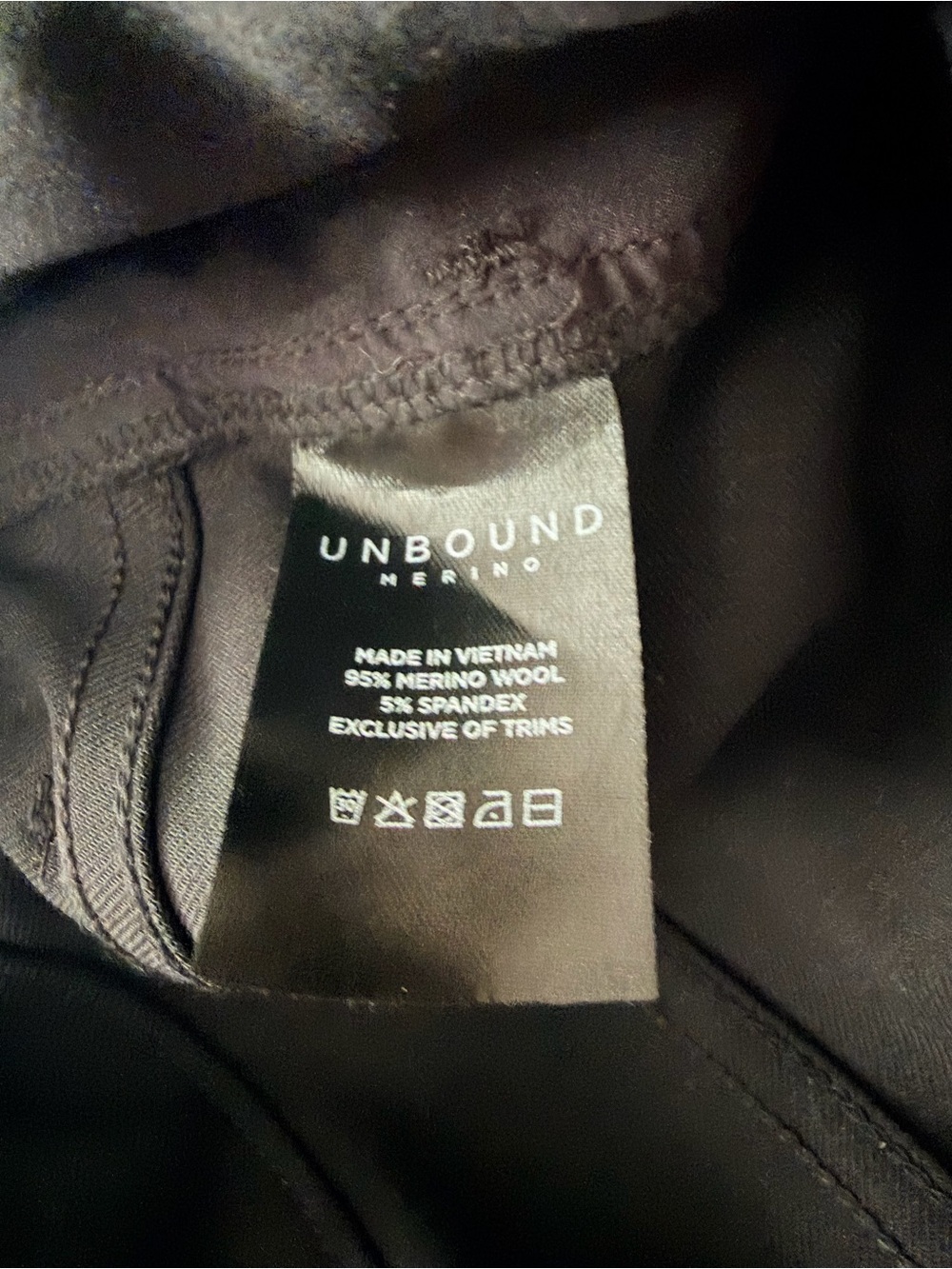 Unbound Merino Slim Travel Pants Women’s 32x28 - Picture 3 of 5